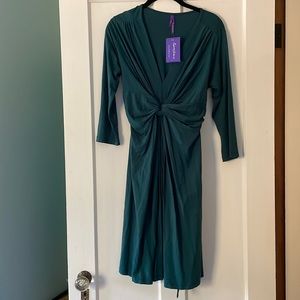 Seraphine jersey knot-front maternity/nursing dress, size 8